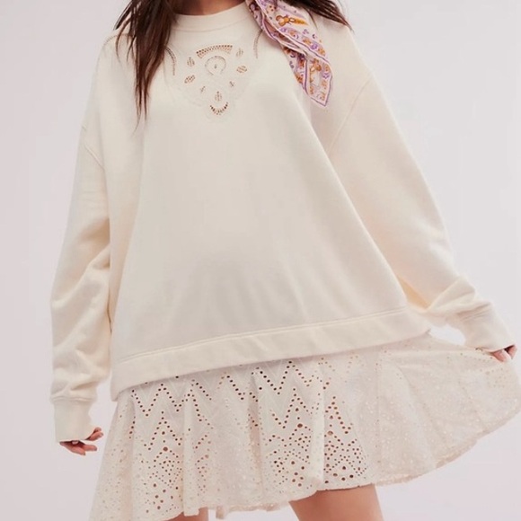 Free People Prairie Sweatshirt dress - Picture 5 of 8